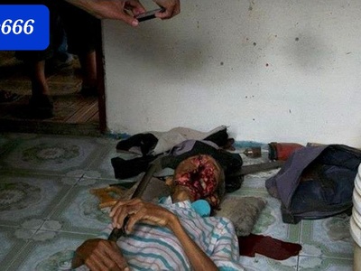 depressed old man commit suicide by shooting his face