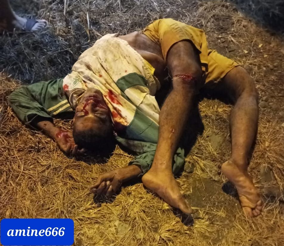 Couple on motorcycle crashed dead