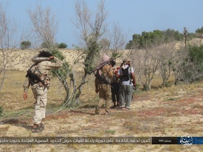 One side of the ambush of the caliphate soldiers in the apostate force