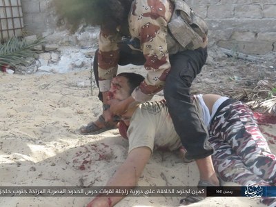 One side of the ambush of the caliphate soldiers in the apostate force