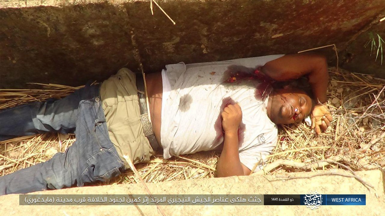 The bodies of the apostate Nigerian army died after an ambush by the s