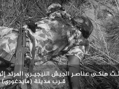 The bodies of the apostate Nigerian army died after an ambush by the s