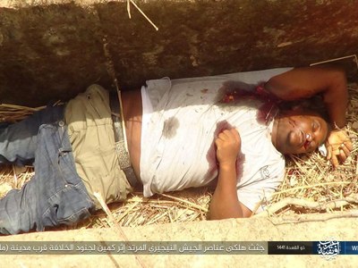 The bodies of the apostate Nigerian army died after an ambush by the s