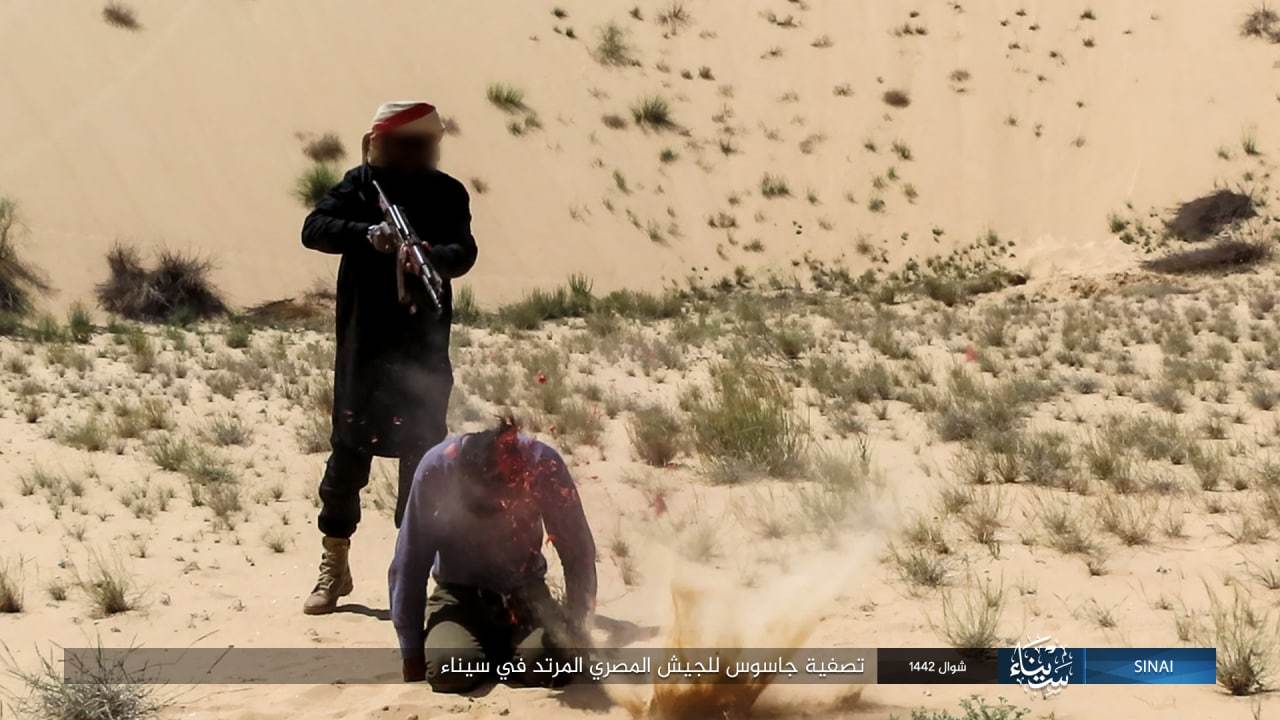 Pictures. The killing of spies for the apostate