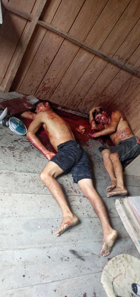 Two male victims of double homicides.