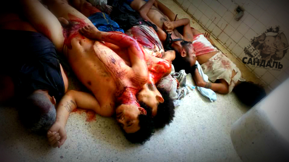 The uprising in the prison because of coronavirus