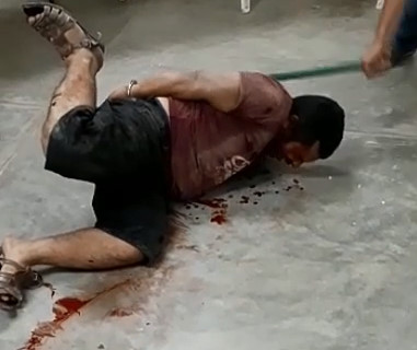 Handcuffed Captive Tortured by CARTEL