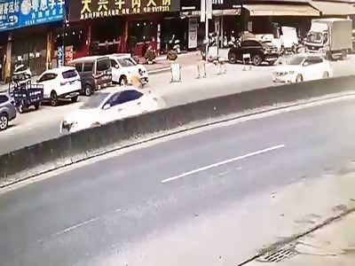 man victim of  accident in street