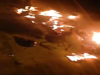 People burned in accident 