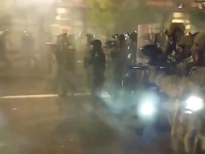 Feds go in with impact munition 