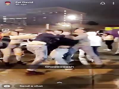 Too drunk to fight...