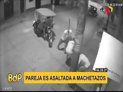 man attacked with machete in assalt