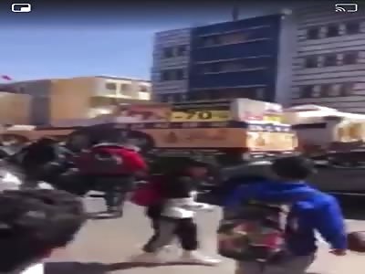 CRAZY DRIVER! road accident