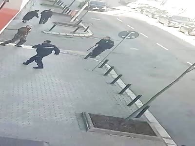 Suicide in front of the police