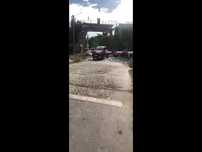 My car was hit by a train