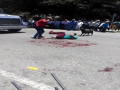 Stabbed to Death on Street