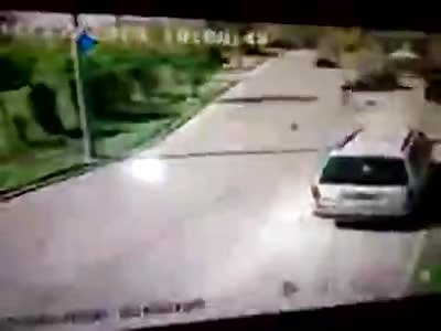 Driver playing bowling in Saint Louis