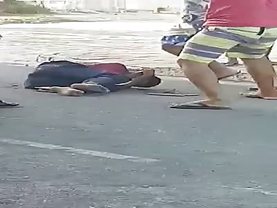 Thief brutally beaten by angry mob 