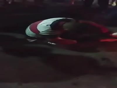 Thief gets shots by Police officer