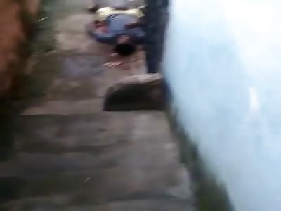 Man murdered with multi-shots in slum. 