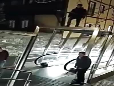 Brutal Accident with Moron