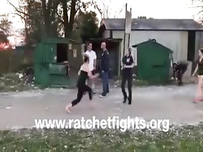 Ratchet hoes fighting over a dispute on social media