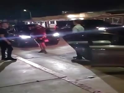 Sucker punched by an asshole.