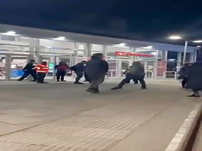 Young guy beats up old man & his wife