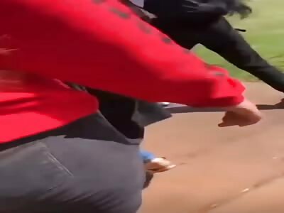 Girls greeting each other ! 