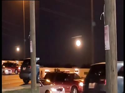 Misterious object behind the moon