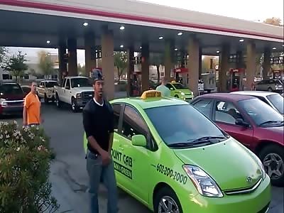 Black guy gets a face smashing