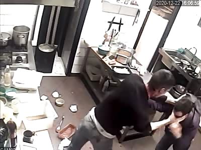 Kitchen Wars.... Lots of Weapons & A Knife to the Neck.