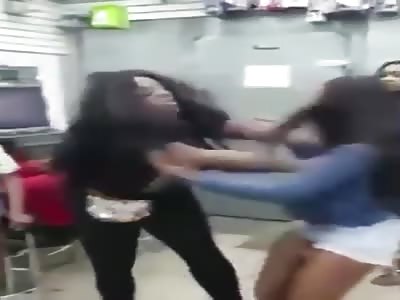 Black birds wrestling in the streets