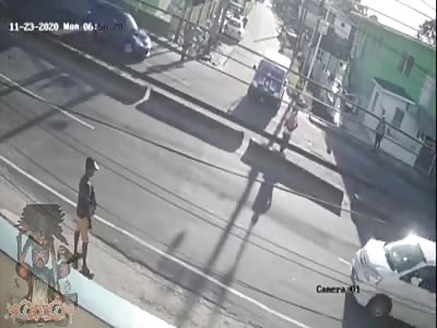 A person got hit by cargo truck