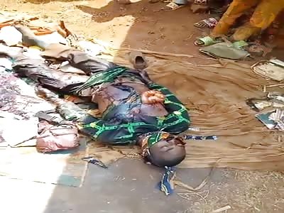 Stabbed to death, Cameroon