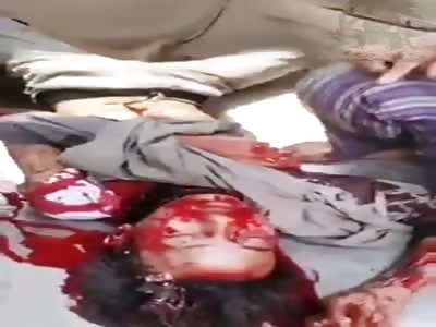 Protester killed with a headshot (aftermath)