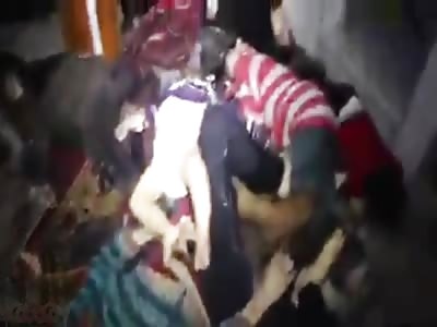 Aftermath of chemical attack