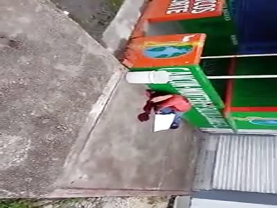 They leave a narco message next to an executed man.