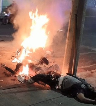 Going Up in Flames in Mexico.