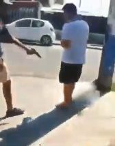 Gang Member Protects His Territory