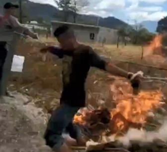 Alleged Thief Tortured With Flames