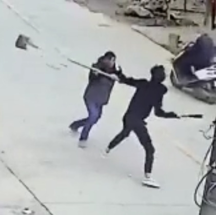 He Brought a Shovel to a Butcher Knife Fight