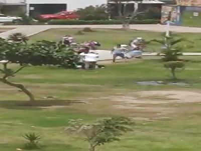 Mob fight in park (Pt1).