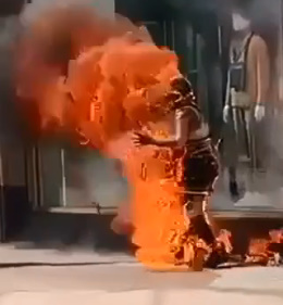 Trans Woman Set Herself on Fire In The Center Of Berlin