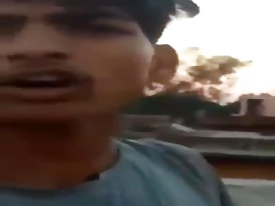 Kid Shot While Filming Video.