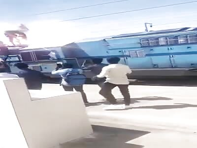 Man Electrocuted On Train During Celebration