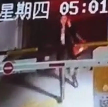 Fainted Woman Ran Over by SUV