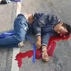 Multiple People Mowed Down On Sidewalk In Texas (longer version).