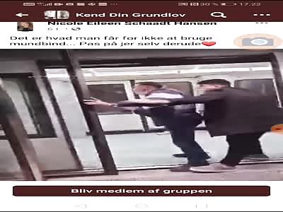 Disgusting Dane attacks woman in train