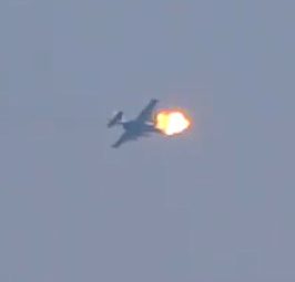 Ukraine SHOOT DOWN ONE OF TWO SU25S
